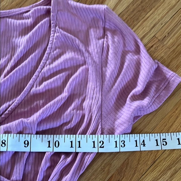 Lilac Wrap Top - Picture 5 of 6